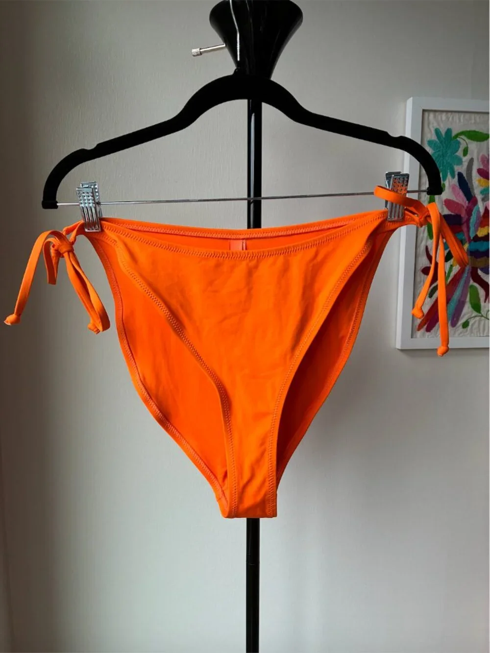 Skims NWT Dipped Tie Bottom Bikini Bottoms in Orange - Size 2X
